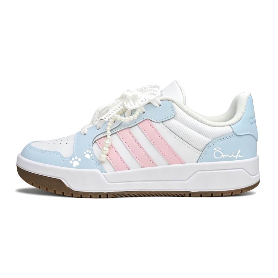 Adidas Adidas ENTRAP Skateboard Shoes Unisex Pink Blue