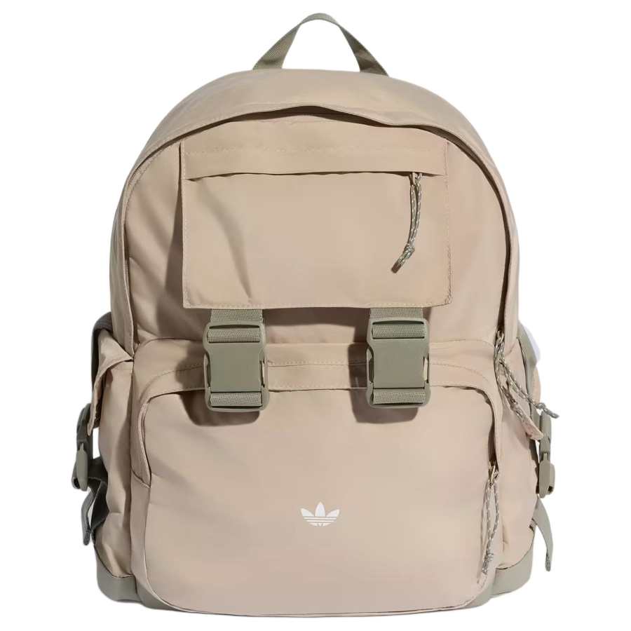 Adidas Originals Polyester Backpack Unisex Khaki