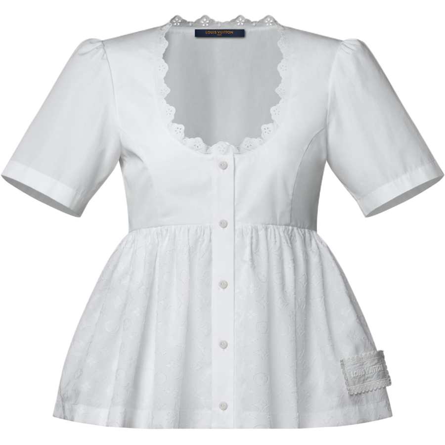 LOUIS VUITTON Resort SS26 Short Sleeved Dress Women's