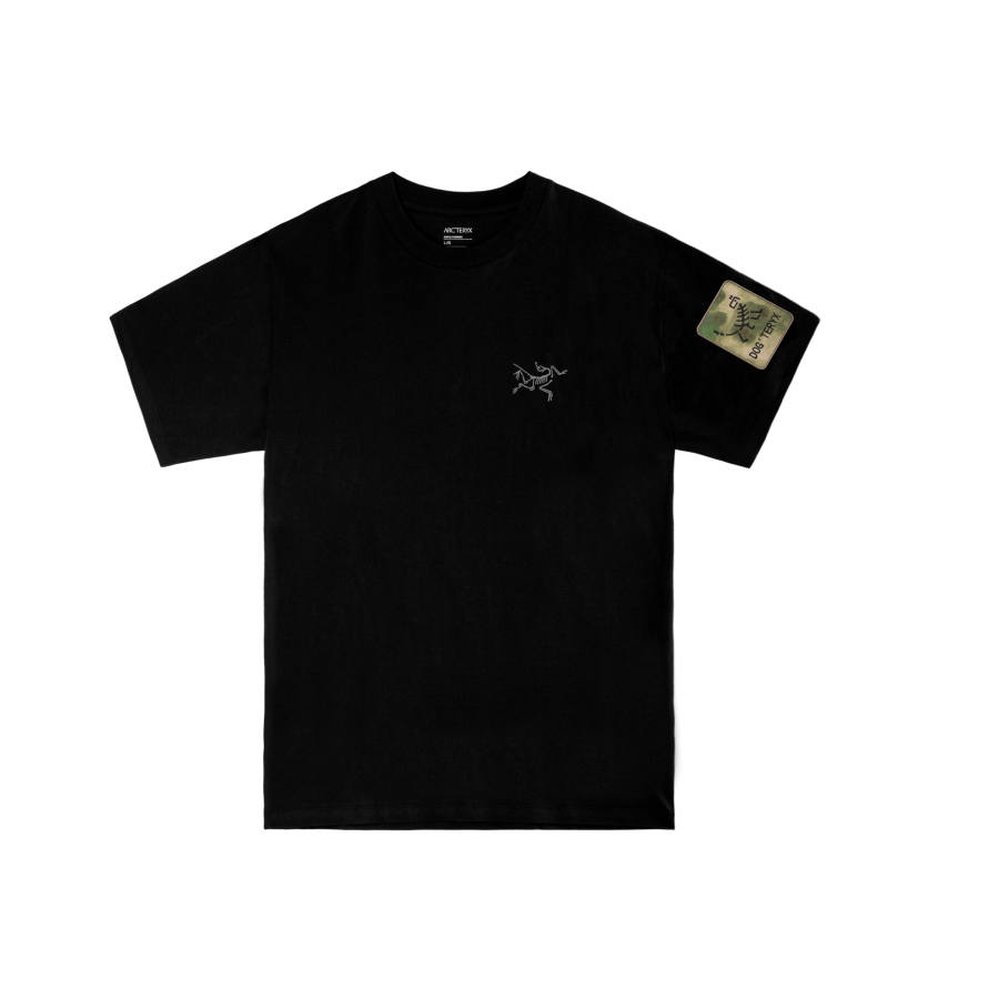 Arcteryx KRAGG T Shirts Men's Black/Black International, Suggestion Size Small Crew Neck