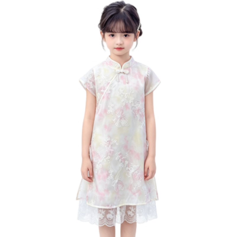 YALU Grade School Dresses Camisole Moderate Midi Skirt