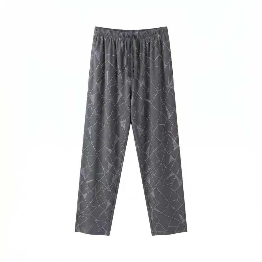 THREEGUN 100% Cotton Men's Pajama Pants Versatile, Skin Friendly, And Breathable Men's
