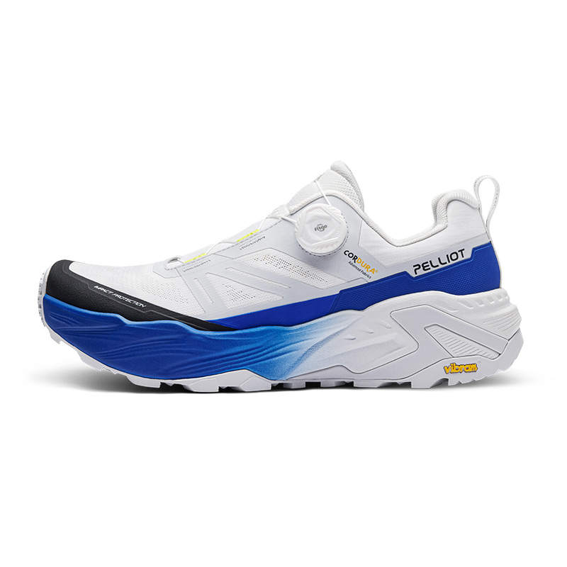PELLIOT CT Gale Trail Running Shoes Men's Shoes Iridescent Blue Rock Frost White