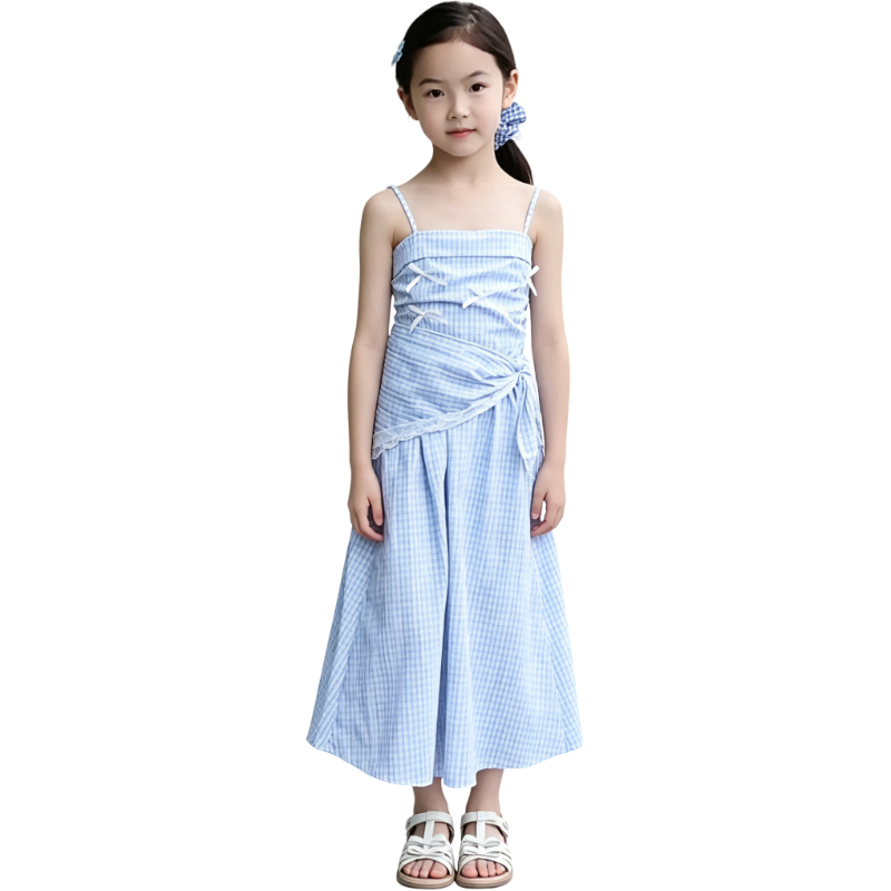 YALU Grade School Dresses Camisole Moderate Midi Skirt