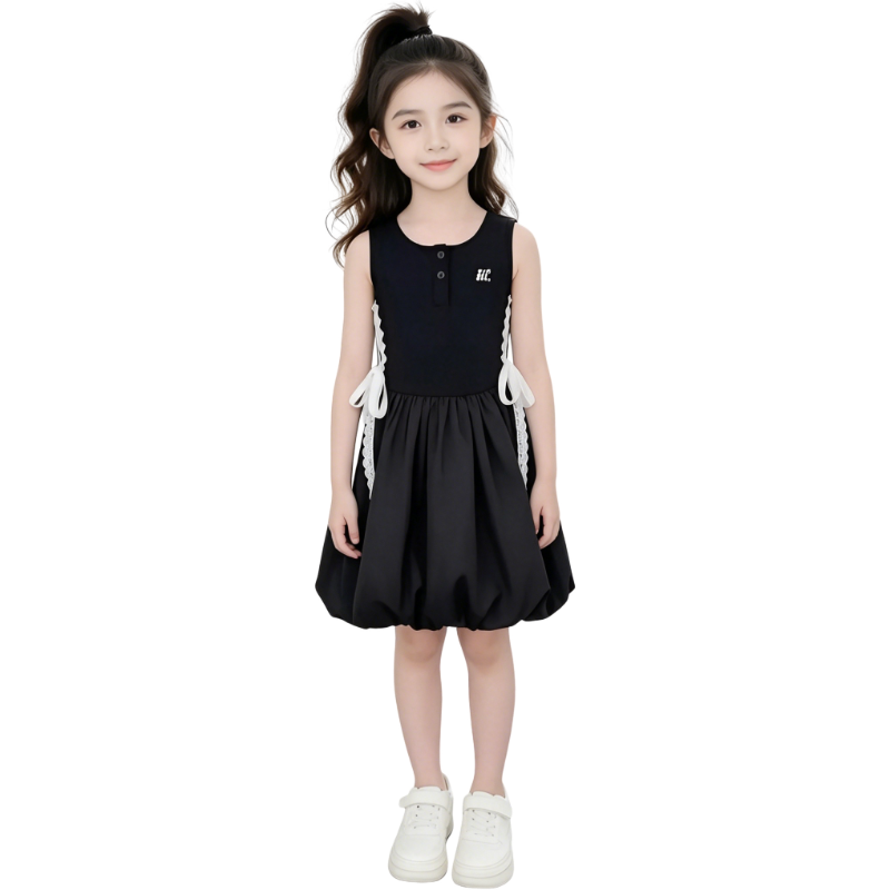 YALU Grade School Dresses Camisole Moderate Midi Skirt