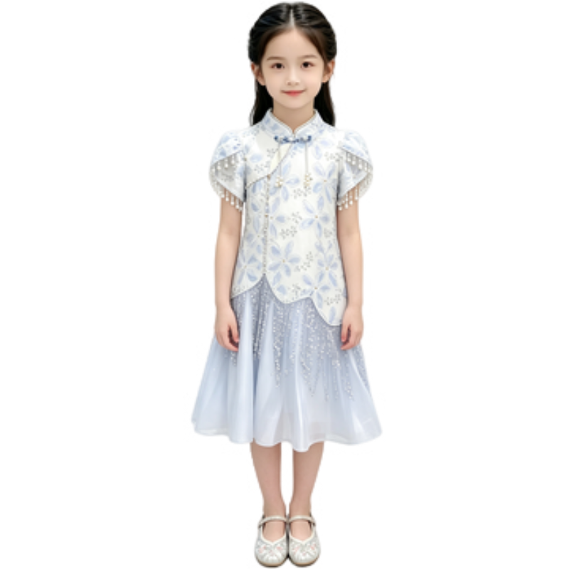 YALU Grade School Dresses Camisole Moderate Midi Skirt
