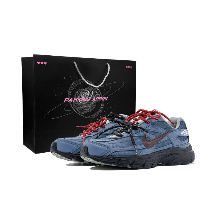Nike Nike Initiator Cushioning Slip Resistant Abrasion Resistant Low top Running Shoes Unisex Blue