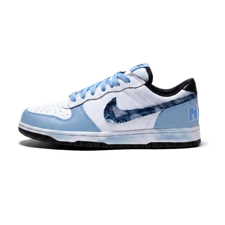Nike Nike Big Coverage Cushioning Abrasion Resistant Low top Skateboard Shoes Men's Blue