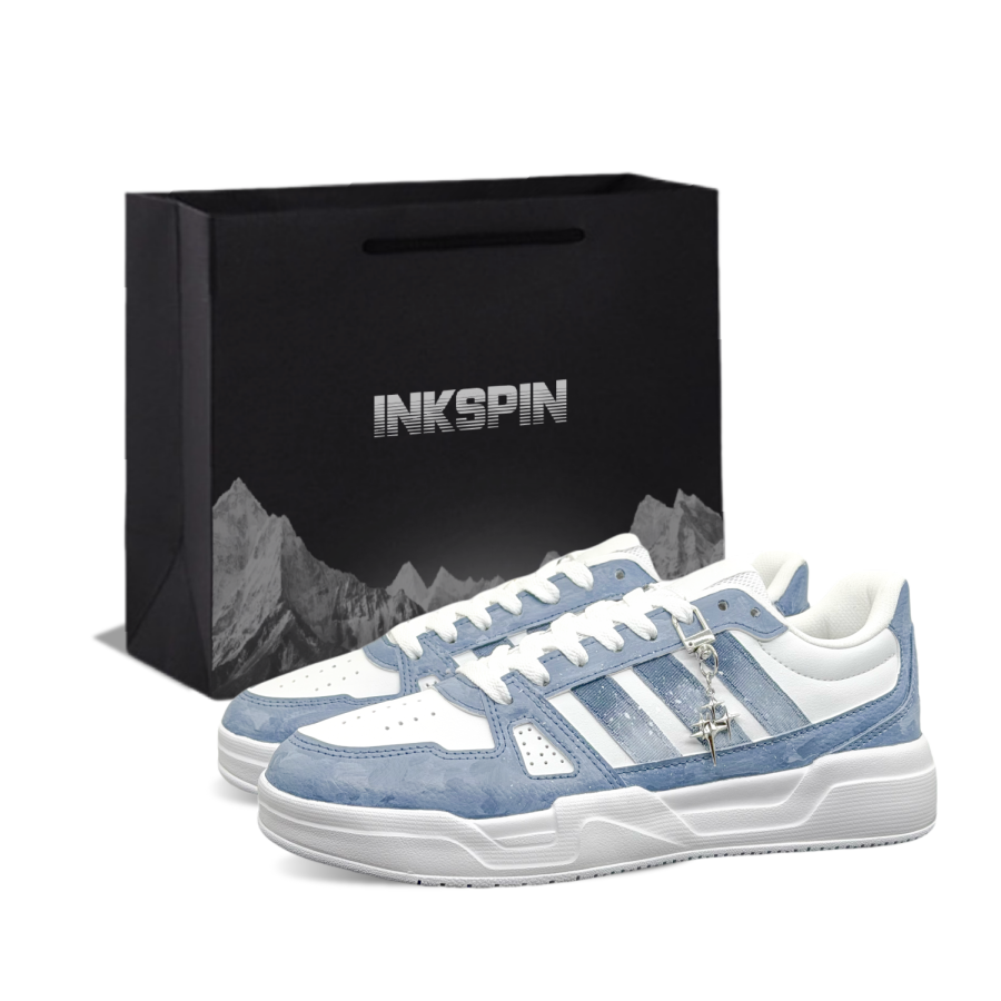 Adidas Adidas LITE BALLER Blue Light Island Low top Skateboard Shoes Unisex Blue