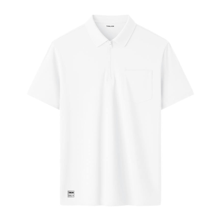 Tonlion Polo Shirts Unisex Polo Collar Moderate Straight Fit