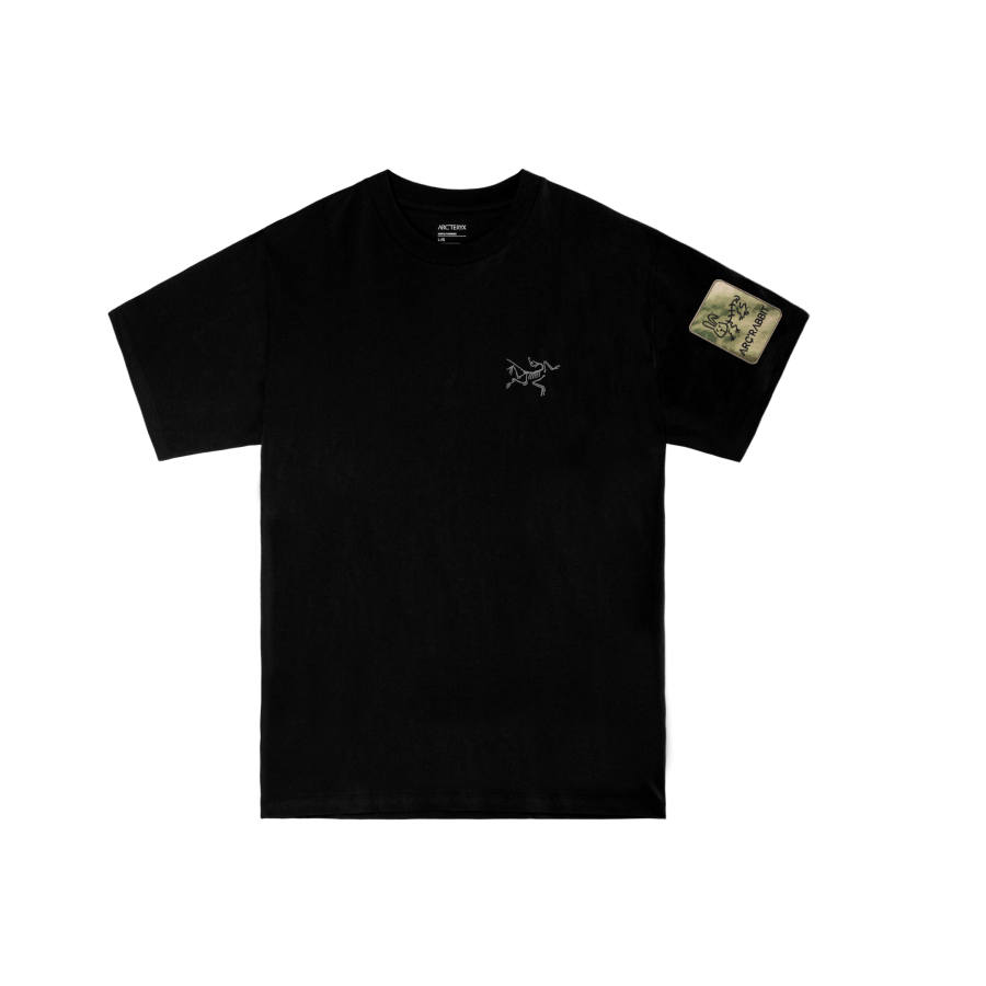 Arcteryx KRAGG T Shirts Men's Black/Black International, Suggestion Size Small Crew Neck