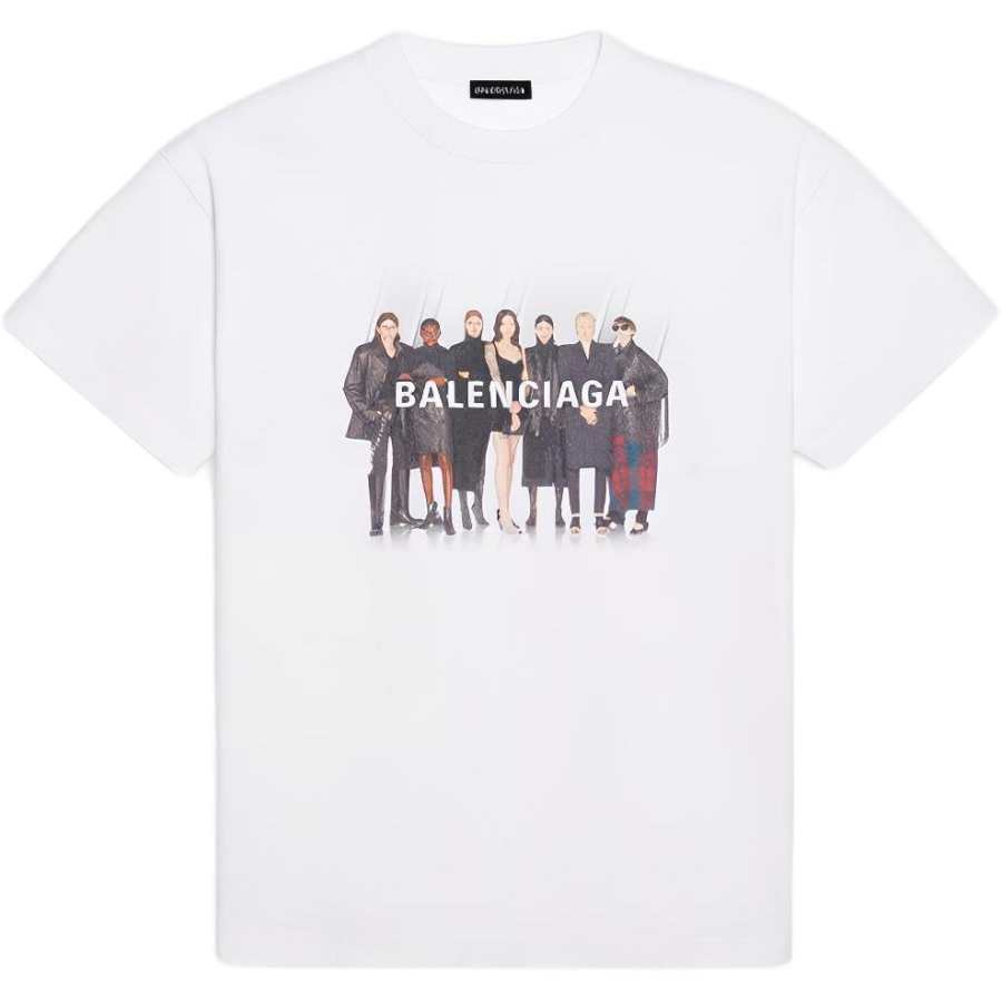 Balenciaga T Shirt Regular Fit Men's White