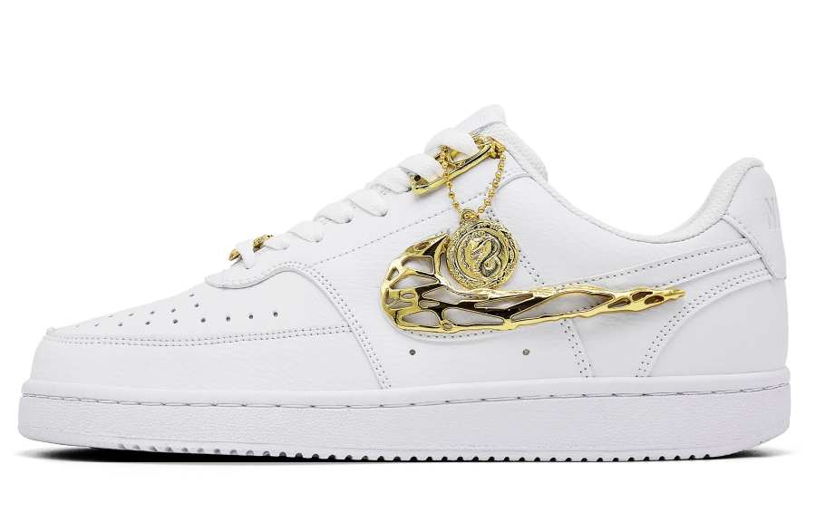 Nike Nike Court Vision Skateboard Shoes Unisex Low Top White