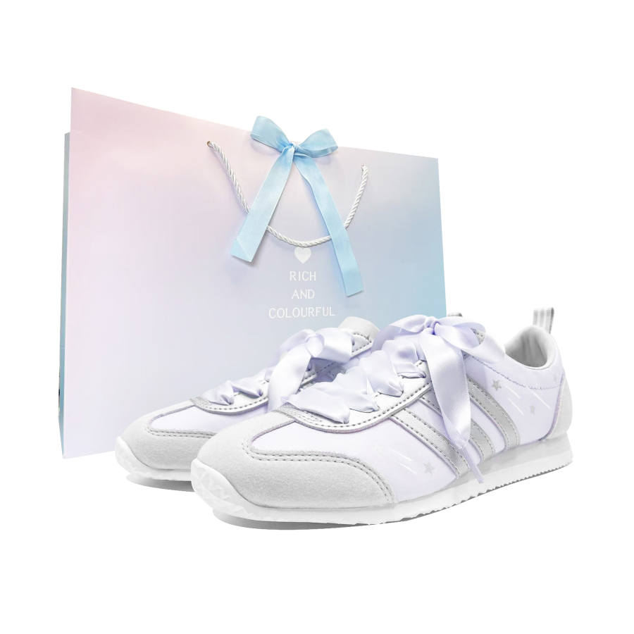 Adidas Adidas VS JOG 2.0 Light Purple Orbit Coverage Slip Resistant Abrasion Resistant German Army Trainers Unisex