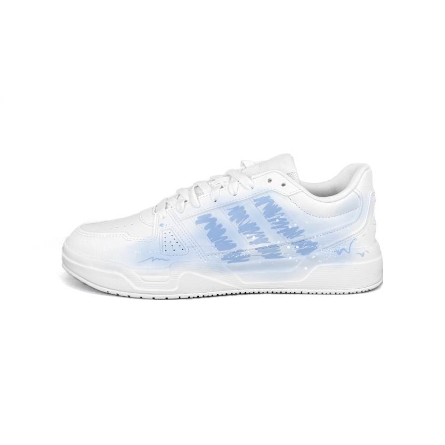 Adidas Adidas LITE BALLER Slip Resistant Abrasion Resistant Low top Skateboard Shoes Unisex Blue White