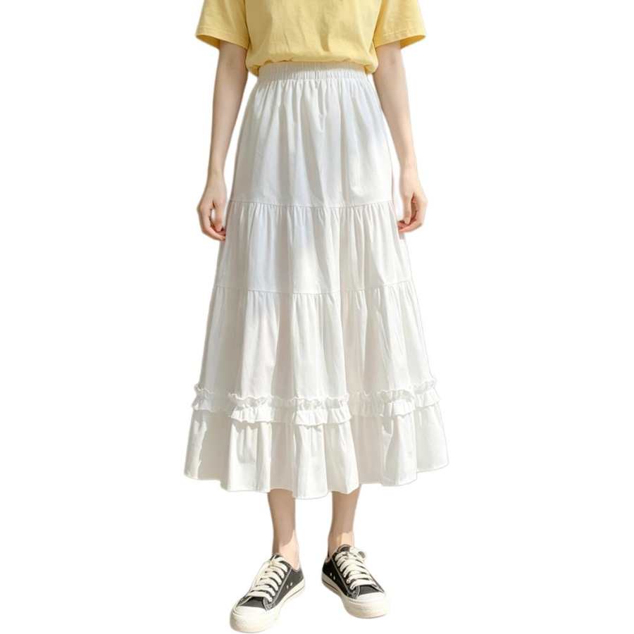 SIXUSICHOU Casual Long Skirt Women's