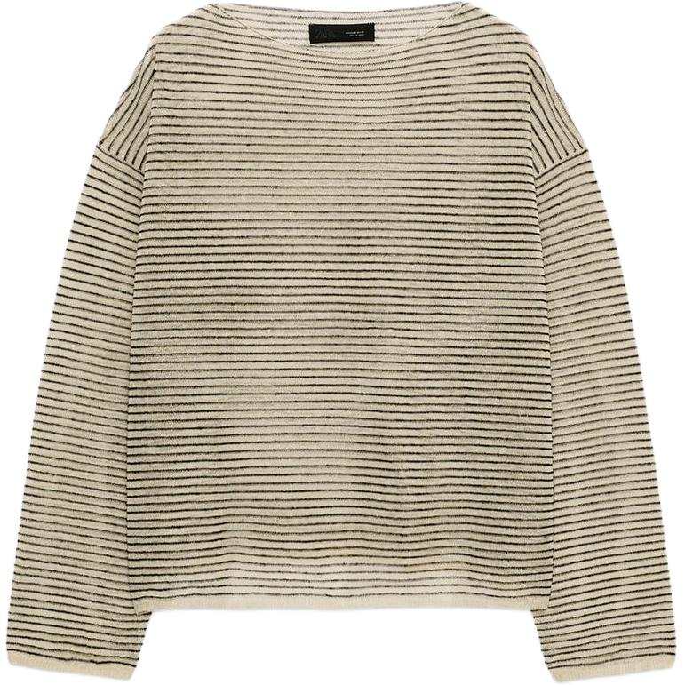 ZARA Knitwear Women's Stripes Moderate