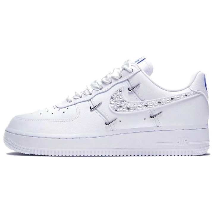 Nike Nike Air Force 1 Skateboard Shoes Women's Low Top Silver