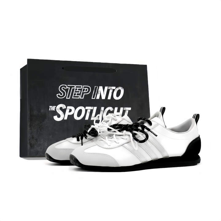 Adidas Adidas VS JOG 2.0 German Army Trainers Unisex Low Top White Black Colorway