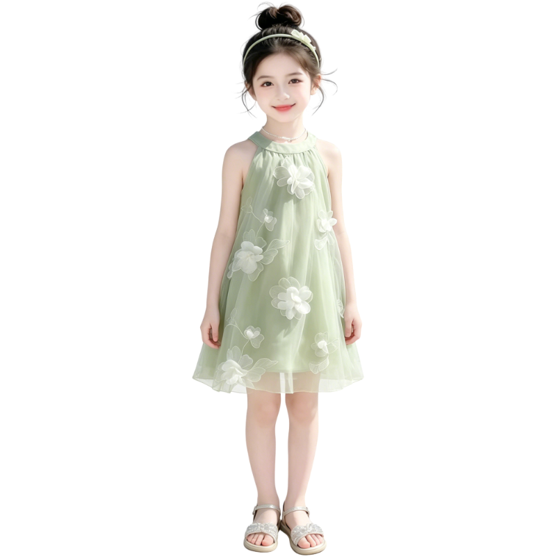 YALU Grade School Dresses Camisole Moderate Midi Skirt