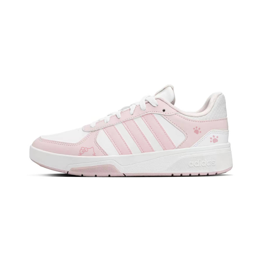 Adidas Adidas COURTBEAT Star Joy Manufacturing, Pink White Sweet Kitten Low top Skateboard Shoes Unisex Pink