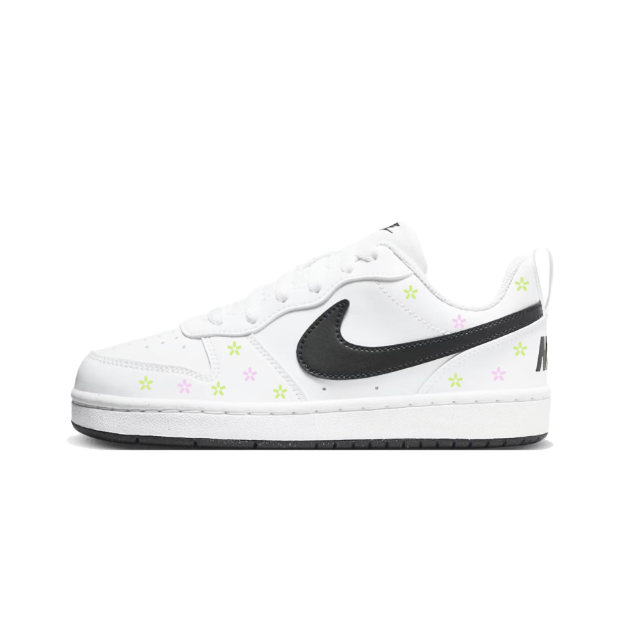 Nike Nike Court Borough Spring Sakura Slip Resistant Cushioning Abrasion Resistant Support Low top Kids' Skateboarding Shoes