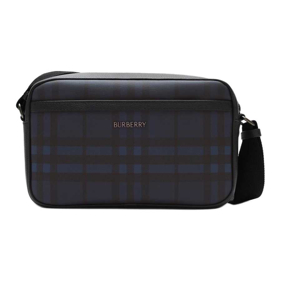 Burberry Polyurethane Crossbody Bags Men's Marine Blue