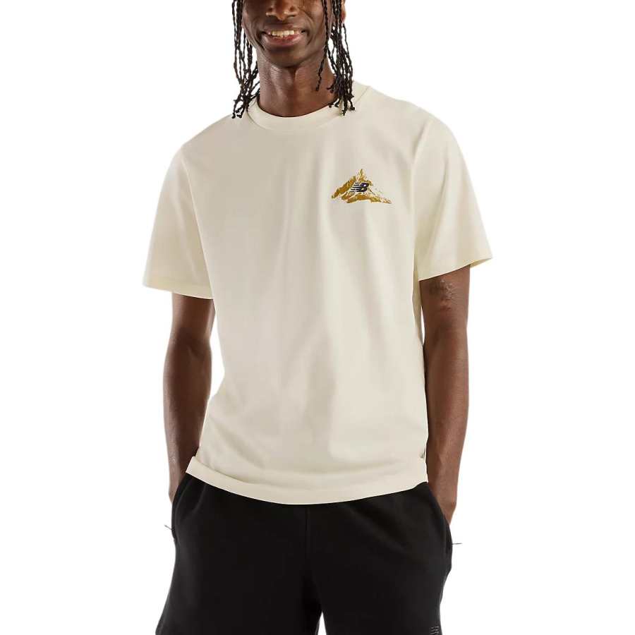 New Balance New Balance Marathon Du Mont Blanc Graphic Quick Dry T Shirts Men's