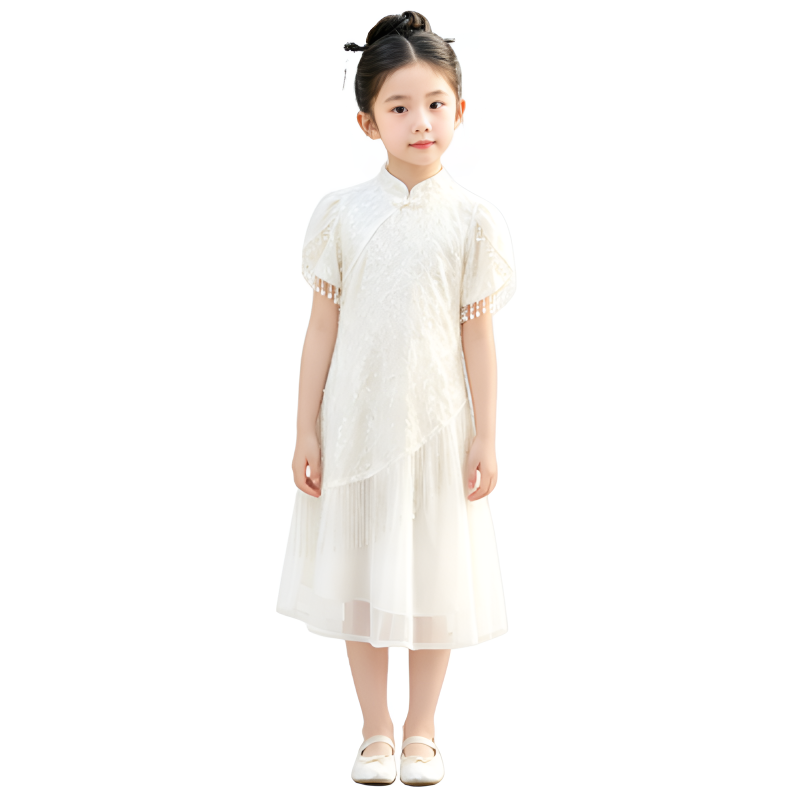 YALU Grade School Dresses Camisole Moderate Midi Skirt