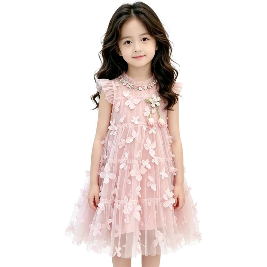 YALU Grade School Dresses Camisole Moderate Midi Skirt