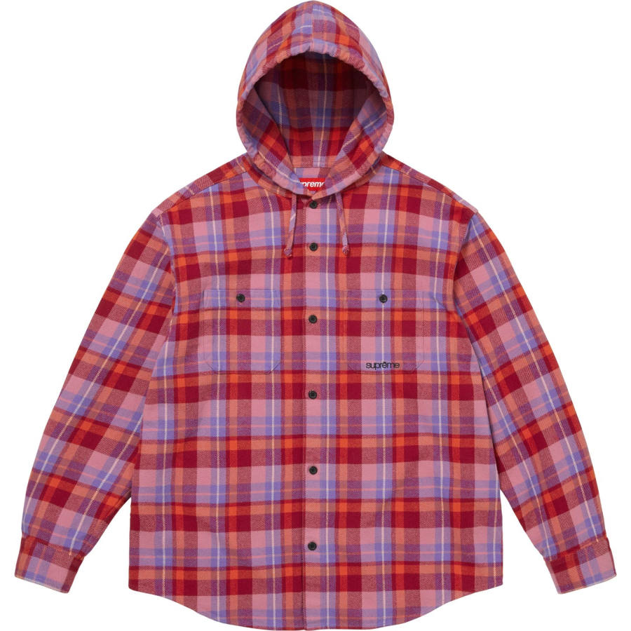 Supreme Supreme SS26 WEEK10 Hooded Flannel Shirt Unisex