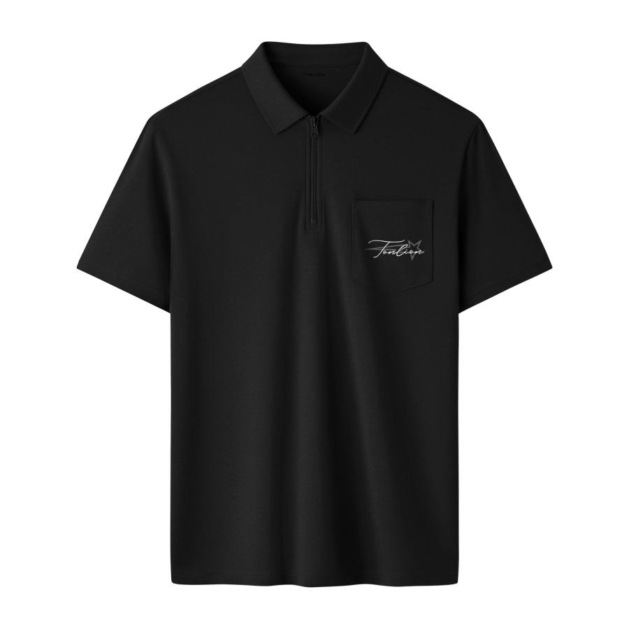 Tonlion Polo Shirts Unisex Polo Collar Moderate Straight Fit