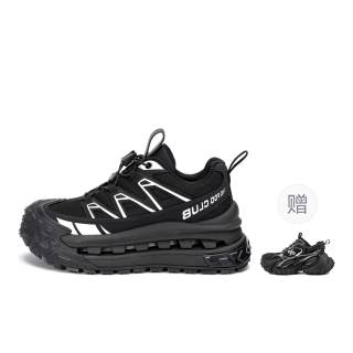 BAIFENHAO Low top Slip Resistant, Abrasion Resistant, Breathable Outdoor Shoes Women's Obsidian Black