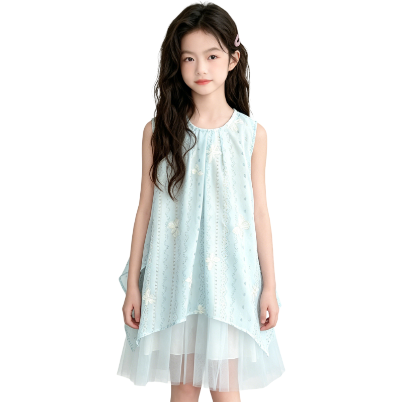 YALU Grade School Dresses Camisole Moderate Midi Skirt