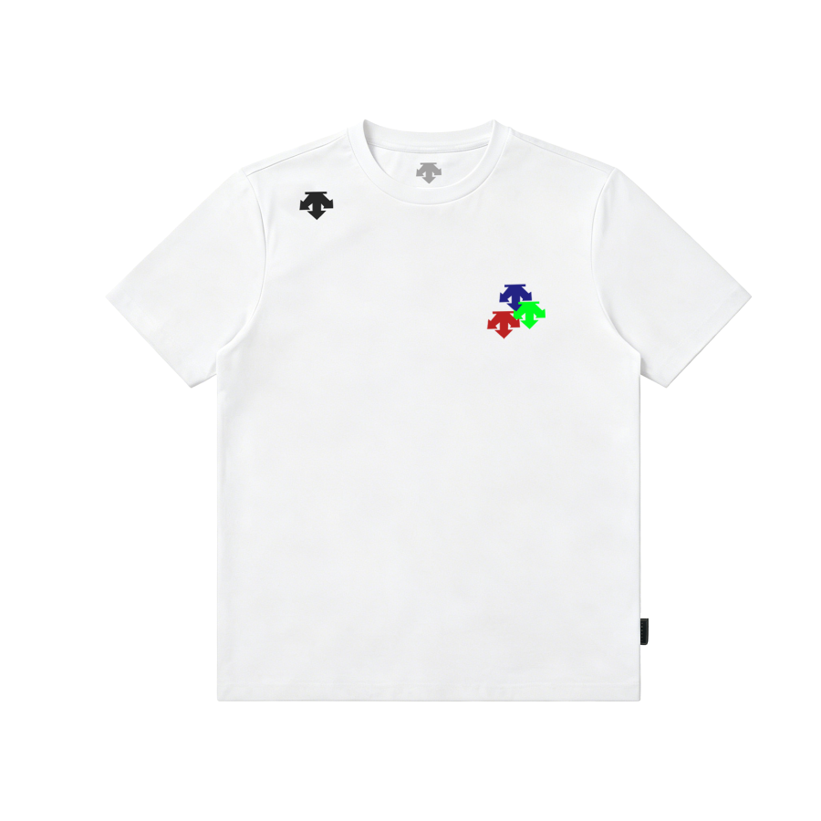 DESCENTE TOUGH T Shirts Unisex Crew Neck Moderate