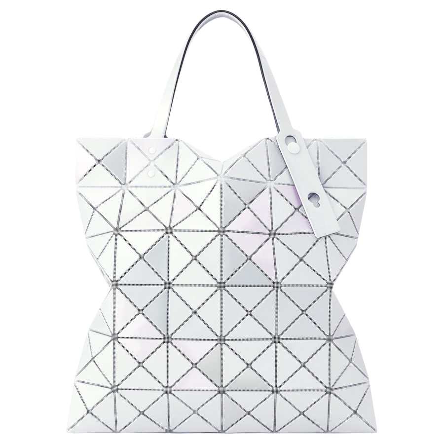ISSEY MIYAKE Polyvinyl Chloride Resin Handbag Women's White
