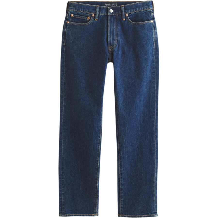 Abercrombie&Fitch Jeans Men's Dark Color Moderate Straight Fit Pants