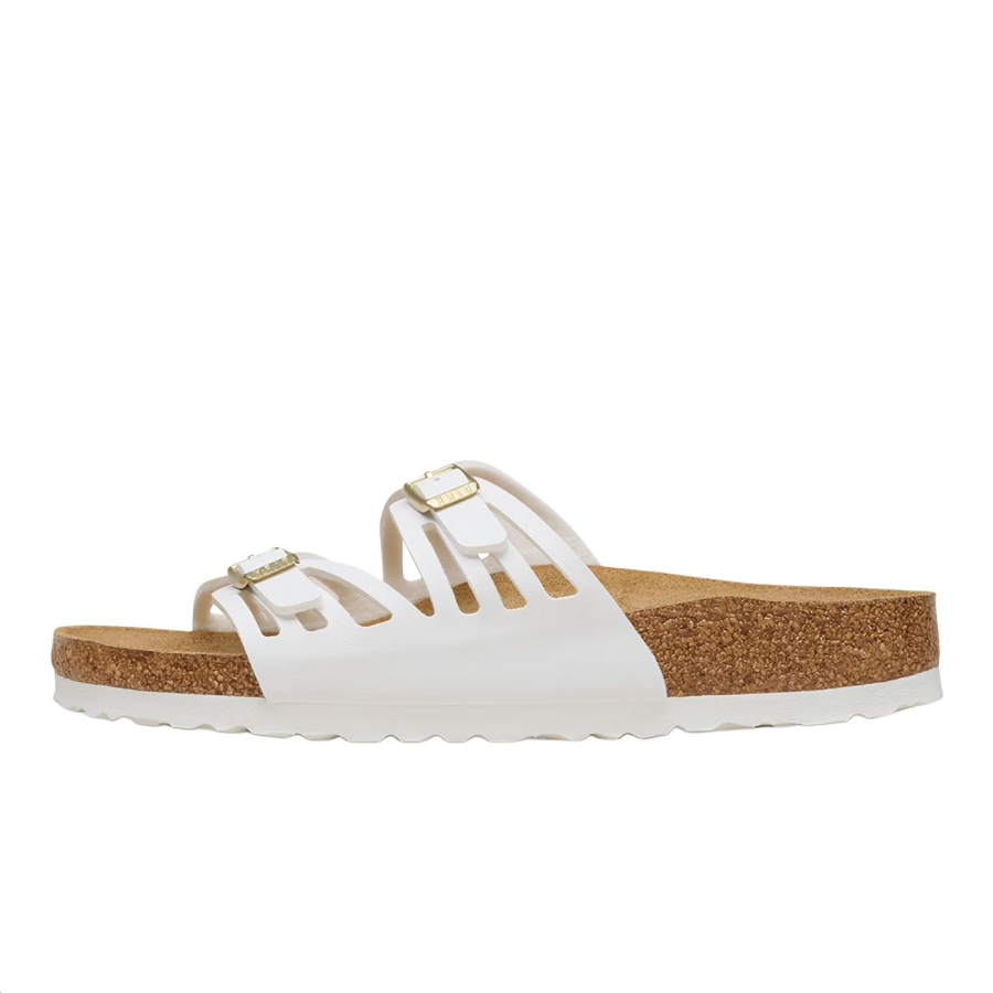 Birkenstock Slide Slippers Women's White Narrow