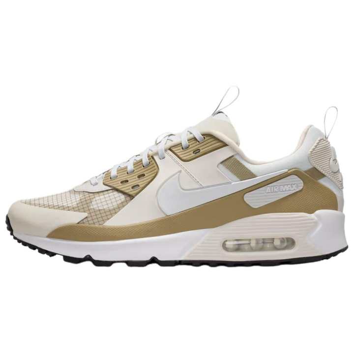Nike Nike Air Max 90 Running Shoes Men's Light Beige White