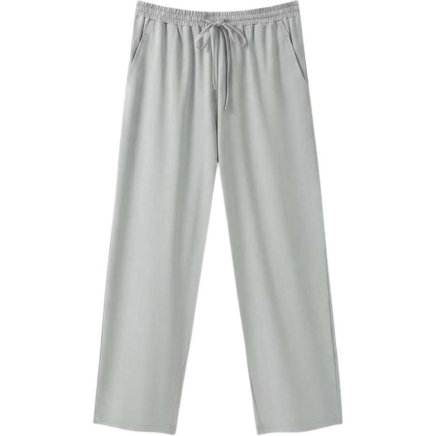 THREEGUN THREEGUN Women's Home Pajama Pants Solid Color Versatile Ankle Length Pants Women's