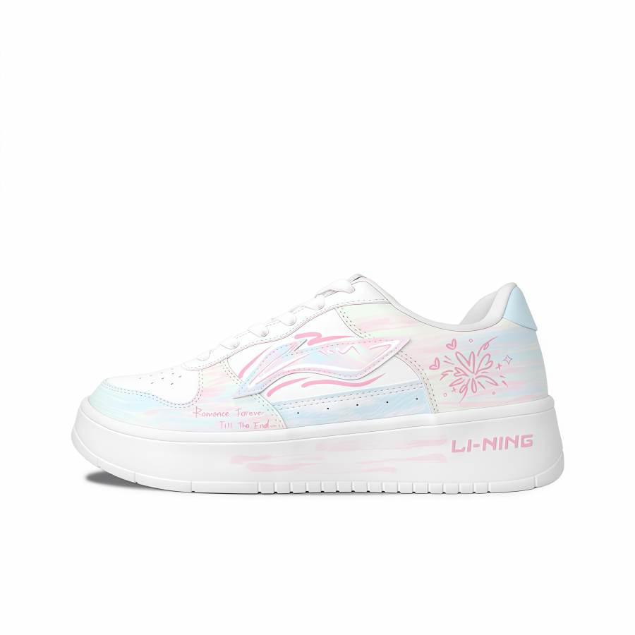 Li-Ning Li Ning Floating Boat Coverage Abrasion Resistant Low top Skateboard Shoes Women's
