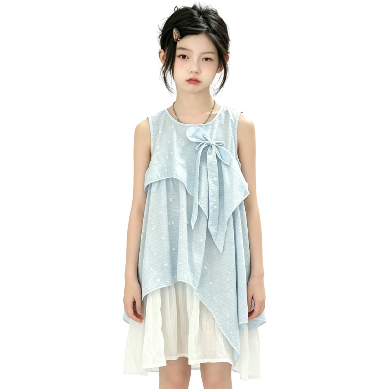 YALU Grade School Dresses Camisole Moderate Midi Skirt