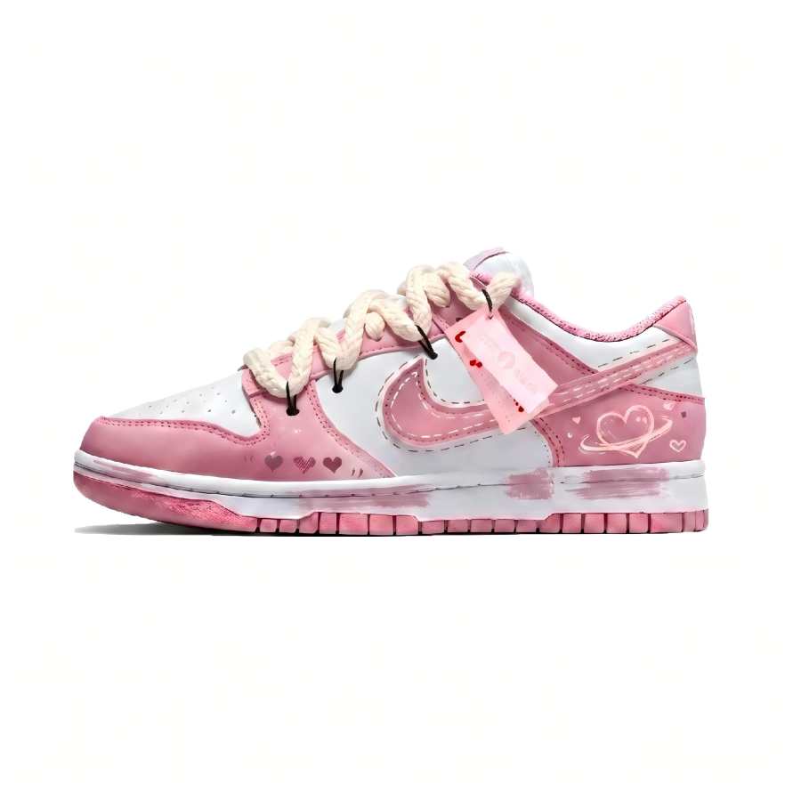 Nike Nike Dunk Coverage Quick Dry Abrasion Resistant Low top Skateboard Shoes Women's Pink
