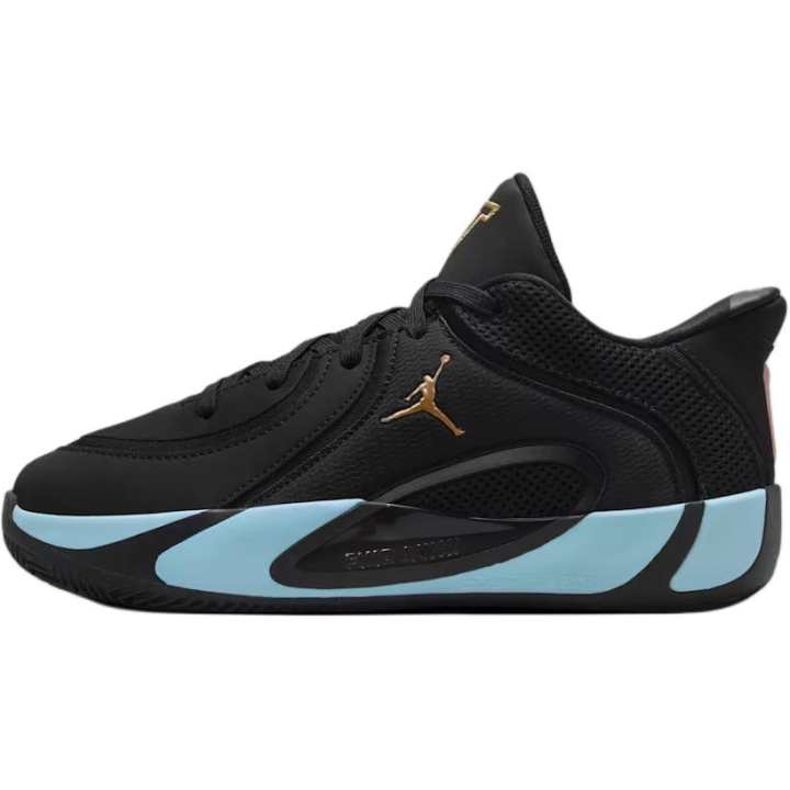 Jordan Jordan Tatum 4 Support Low top Children's Basketball Shoes Black Unisex