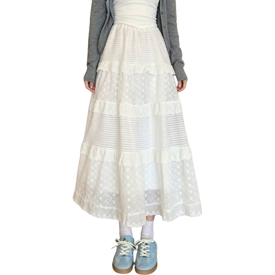SIXUSICHOU Women's Apparel Casual Long Skirt Women's