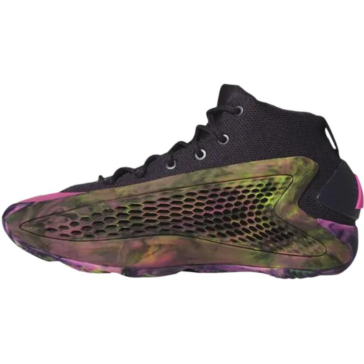 Adidas Adidas A.E. 1 Low top Children's Basketball Shoes Purple Black Unisex