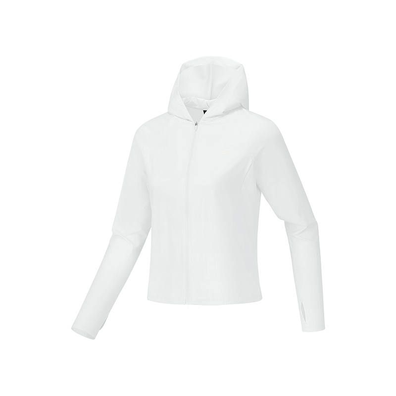 Skechers Jackets Women's Bright White 0019 Hooded Non Detachable Moderate Other