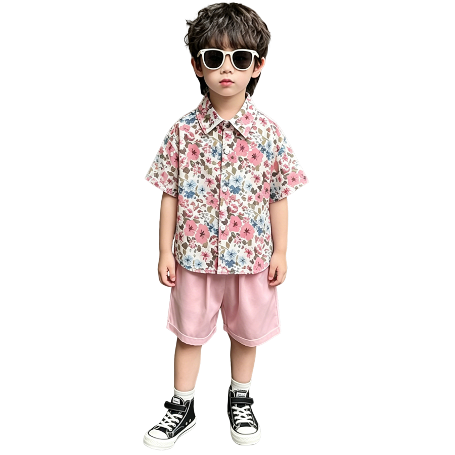 Lanza Kids Casual Sportswear Polo Collar Thin Stretch