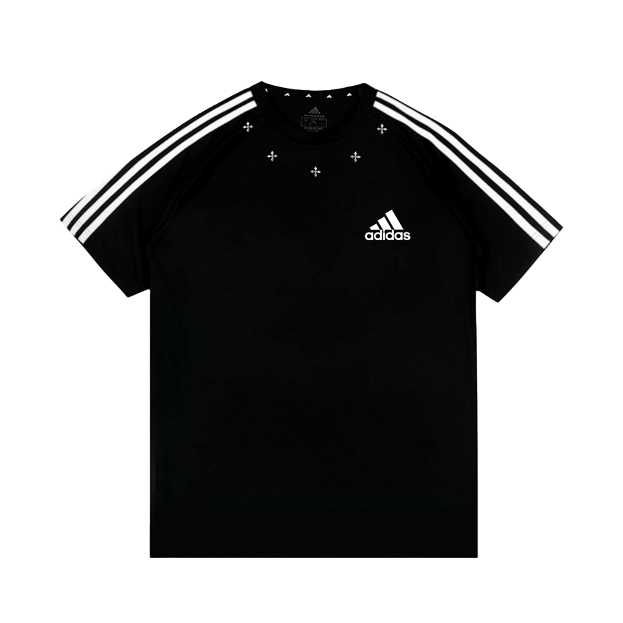 Adidas Adidas Football T Shirt Unisex Black White Colorway