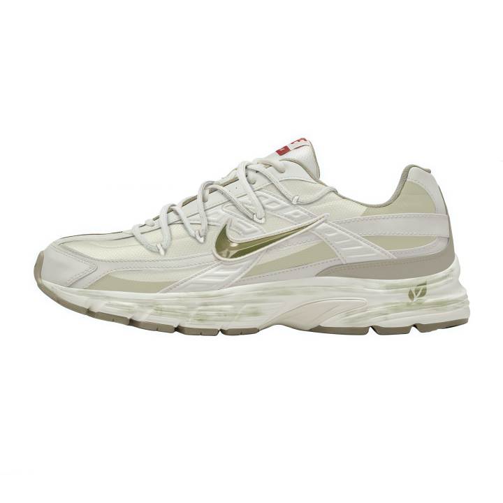 Nike Nike Initiator Cushioning Abrasion Resistant Breathable Low top Running Shoes Men's White Green
